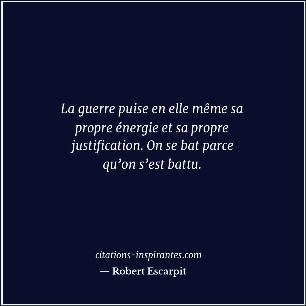 Citation de Robert Escarpit