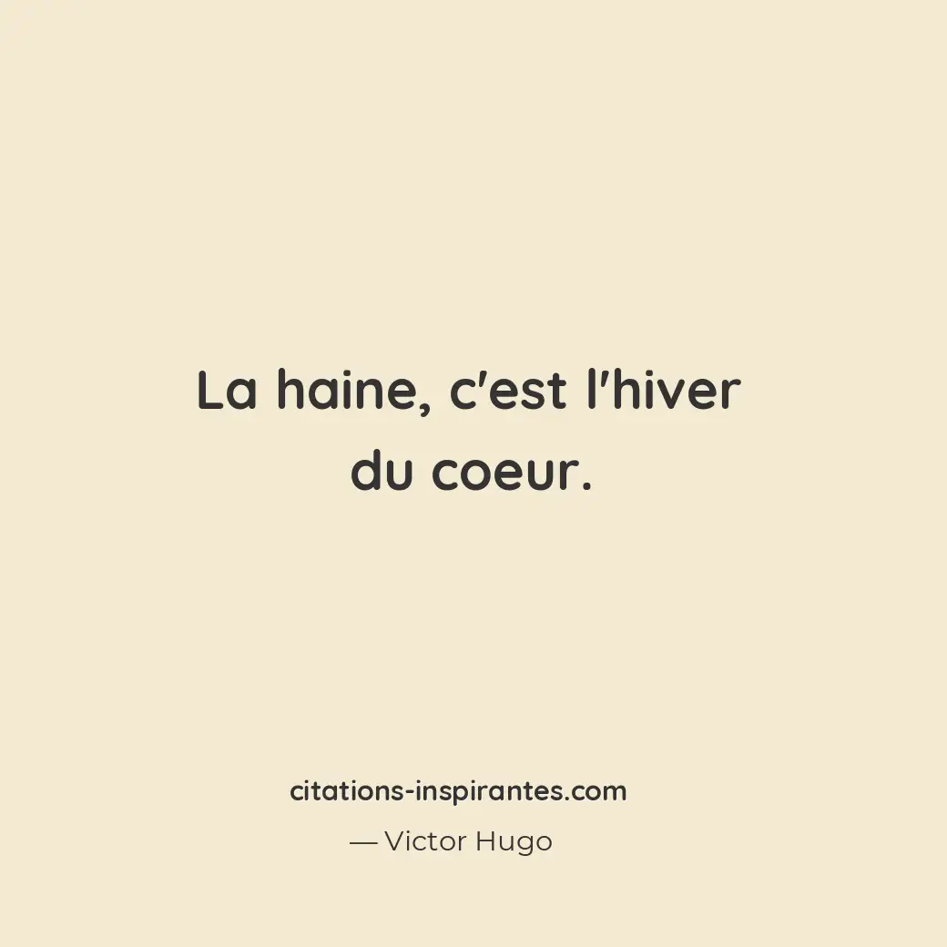 Citation de Victor Hugo