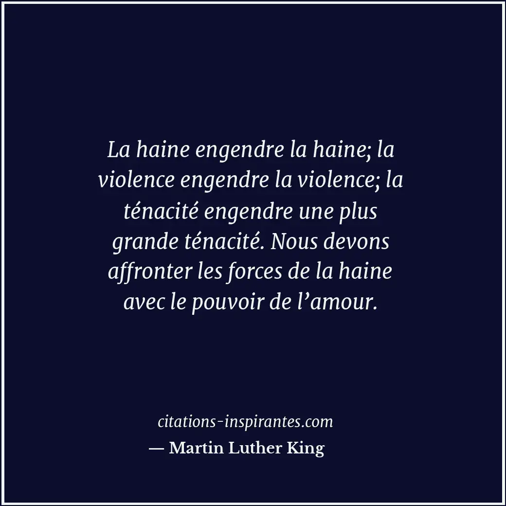 Citation de Martin Luther King