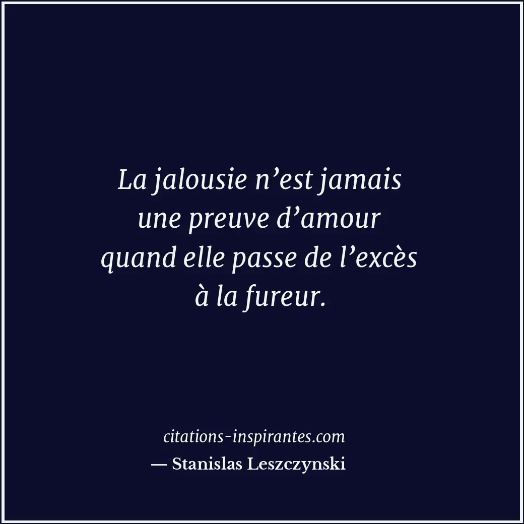 Citation de Stanislas Leszczynski