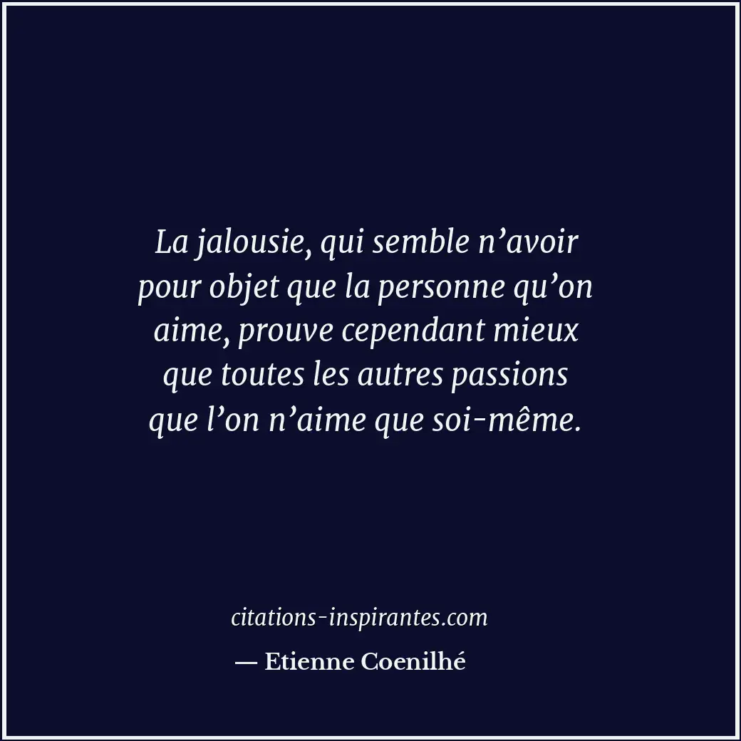 Citation de Etienne Coenilhé
