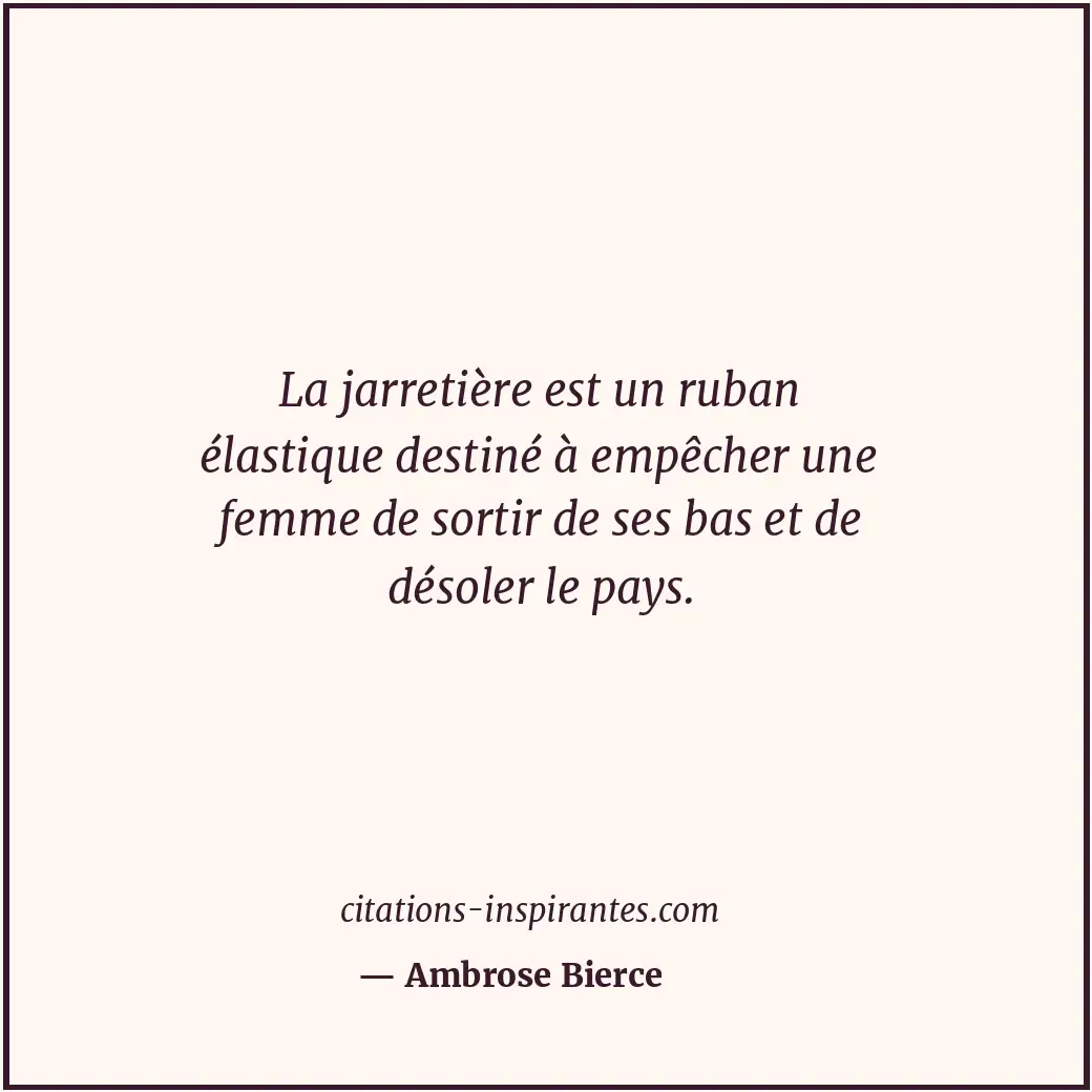 Citation de Ambrose Bierce