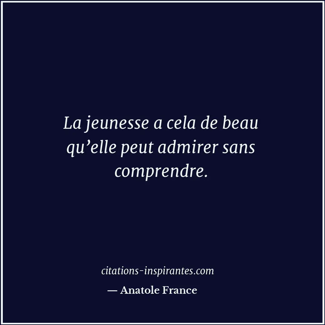 Citation de Anatole France