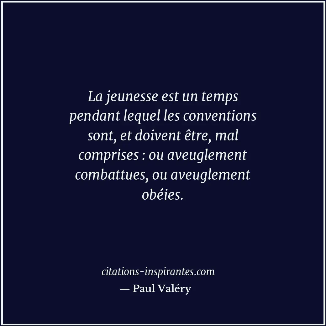 Citation de Paul Valéry