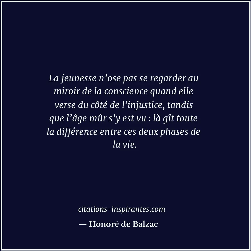 Citation de Honoré de Balzac