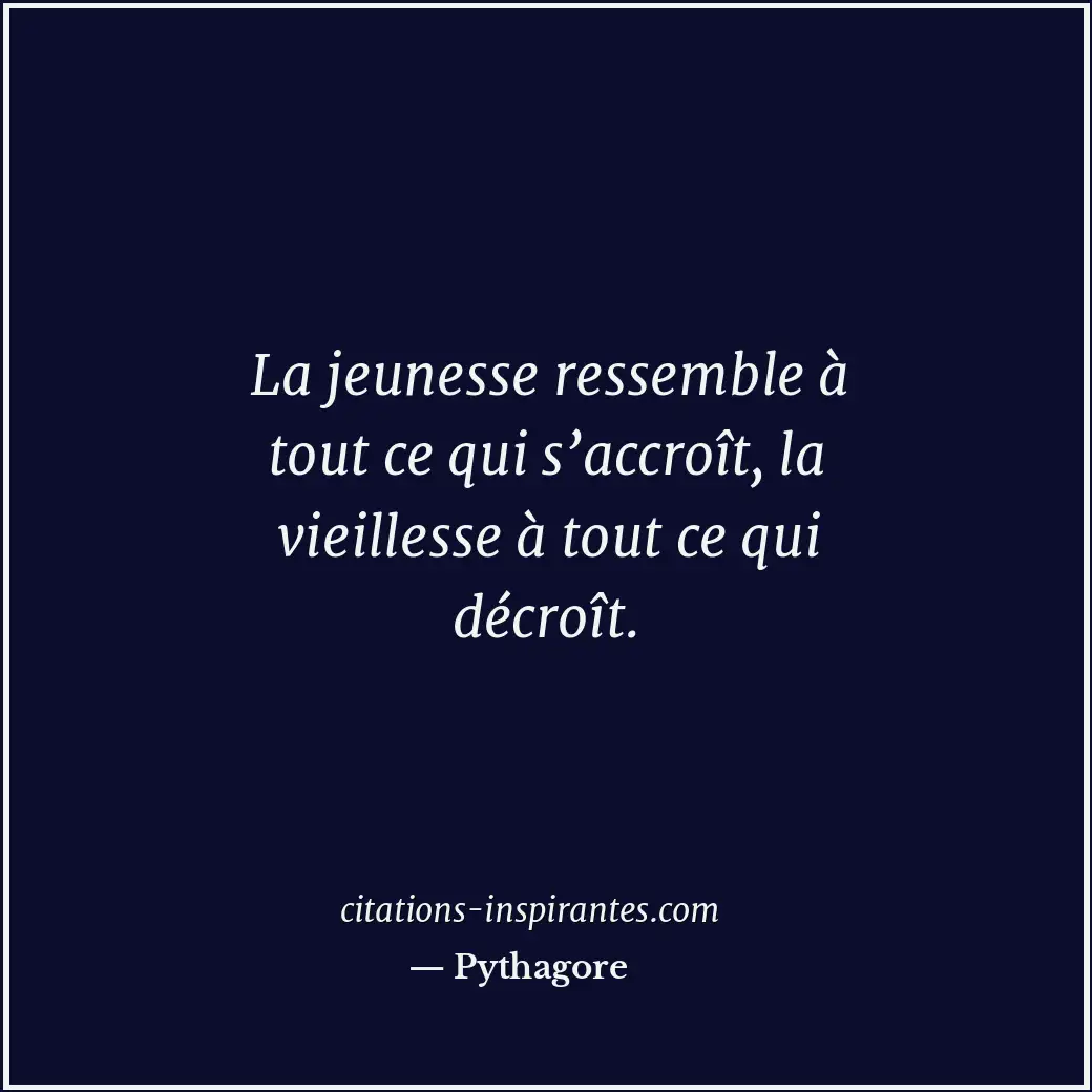Citation de Pythagore