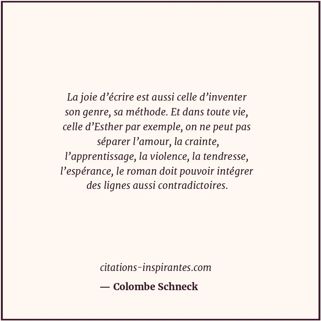 Citation de Colombe Schneck