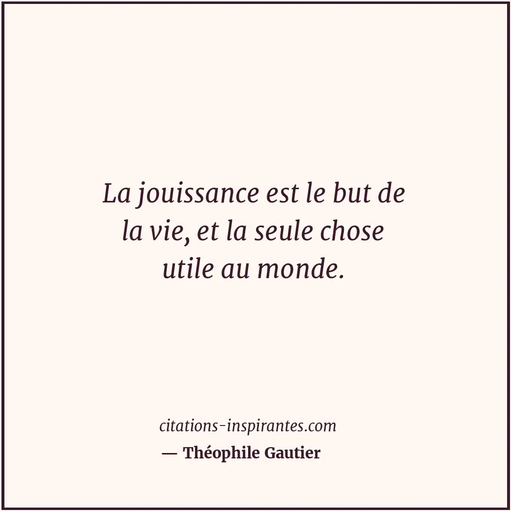 Citation de Théophile Gautier