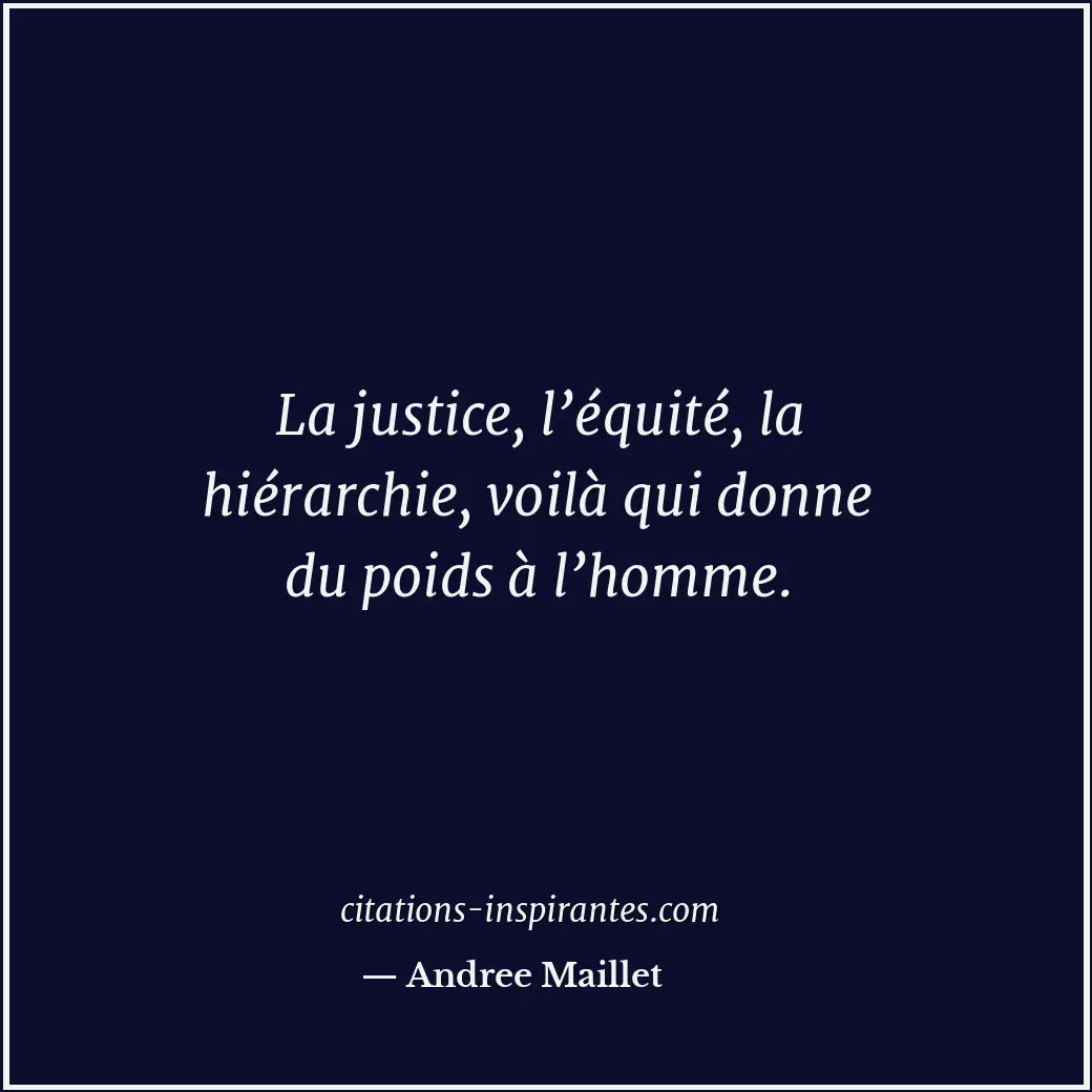Citation de Andree Maillet