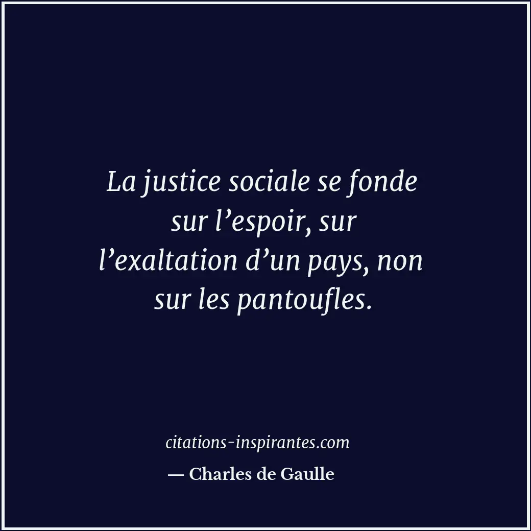 Citation de Charles de Gaulle