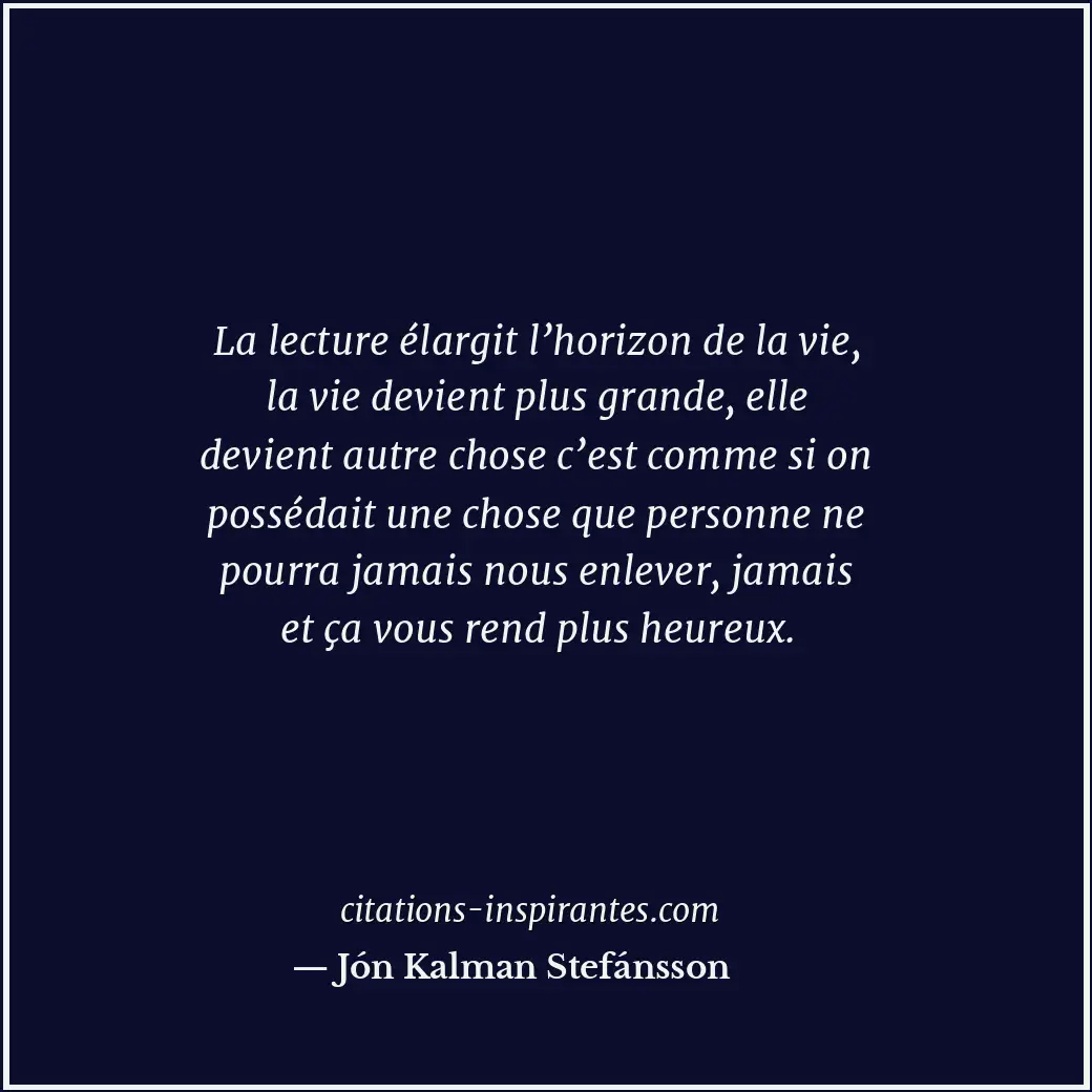 Citation de Jón Kalman Stefánsson
