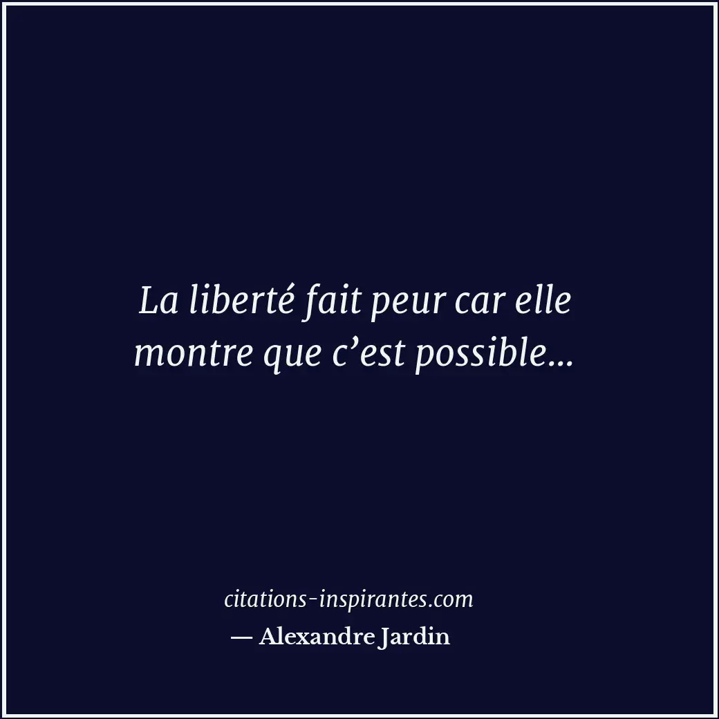 Citation de Alexandre Jardin