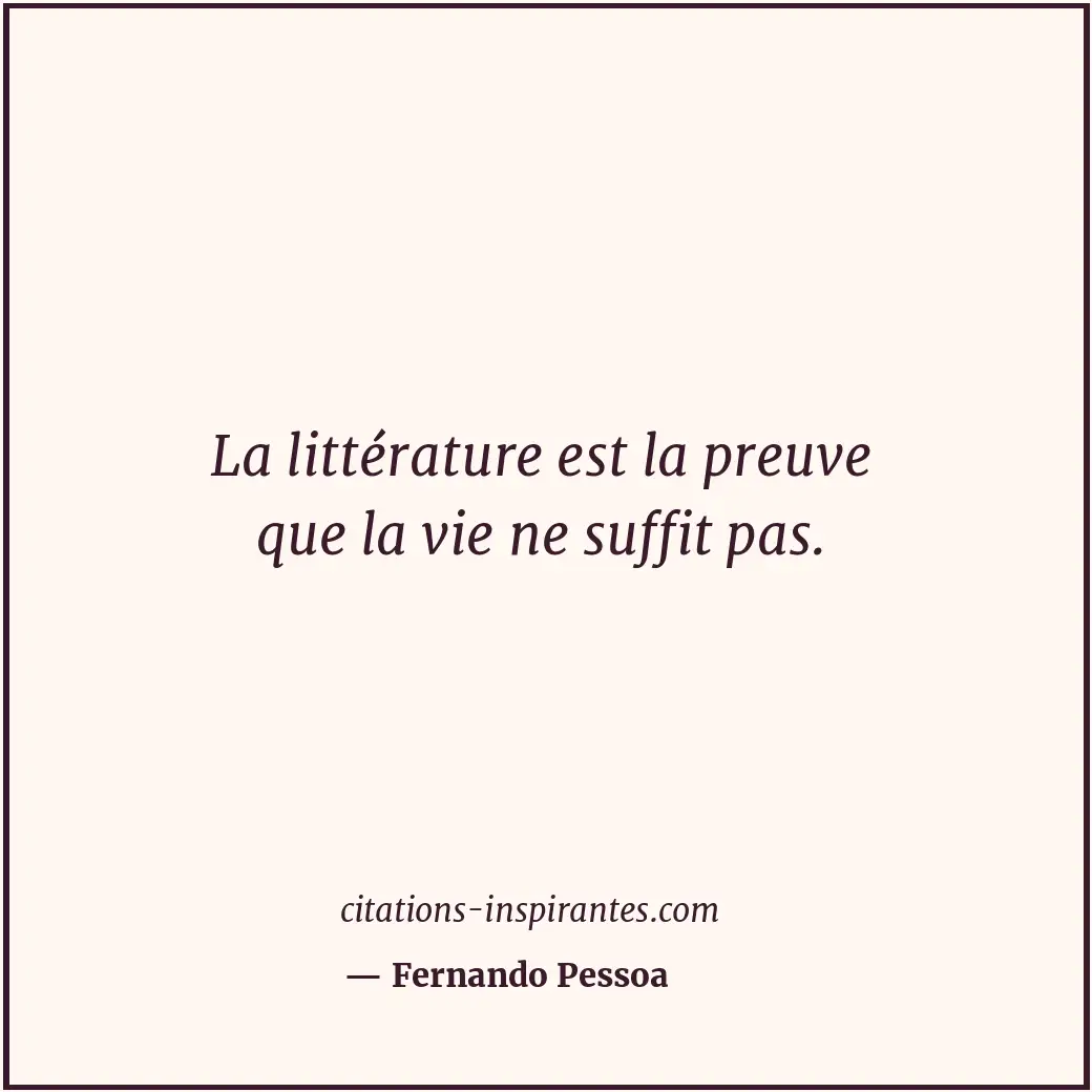 Citation de Fernando Pessoa