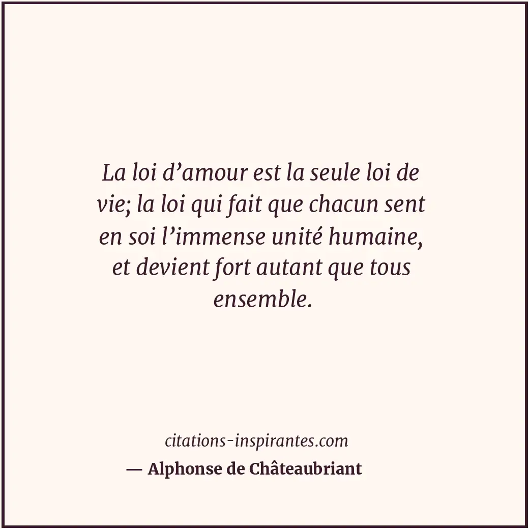 Citation de Alphonse de Châteaubriant