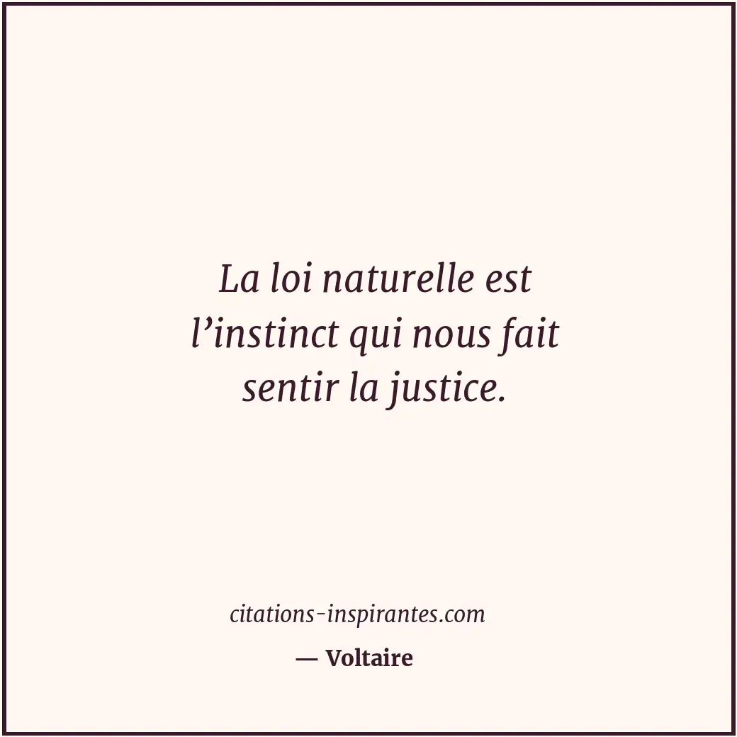 Citation de Voltaire