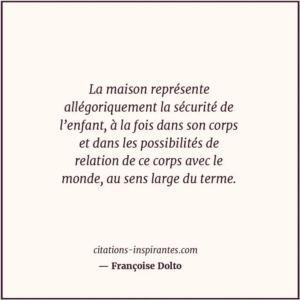 Citation de Françoise Dolto
