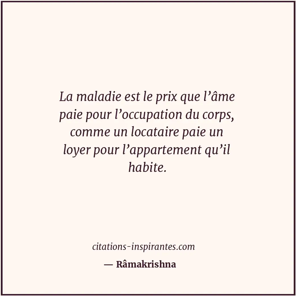 Citation de Râmakrishna
