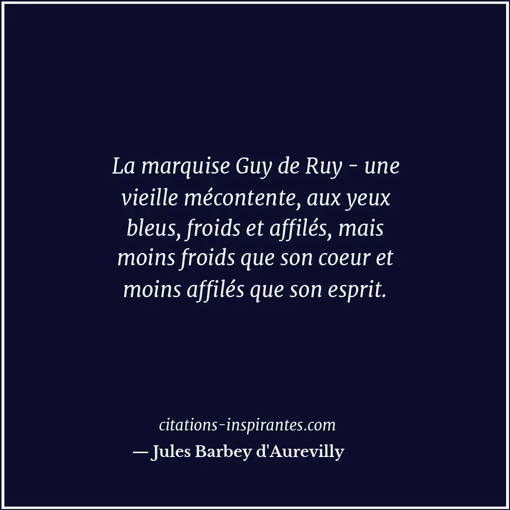 Citation de Jules Barbey d'Aurevilly
