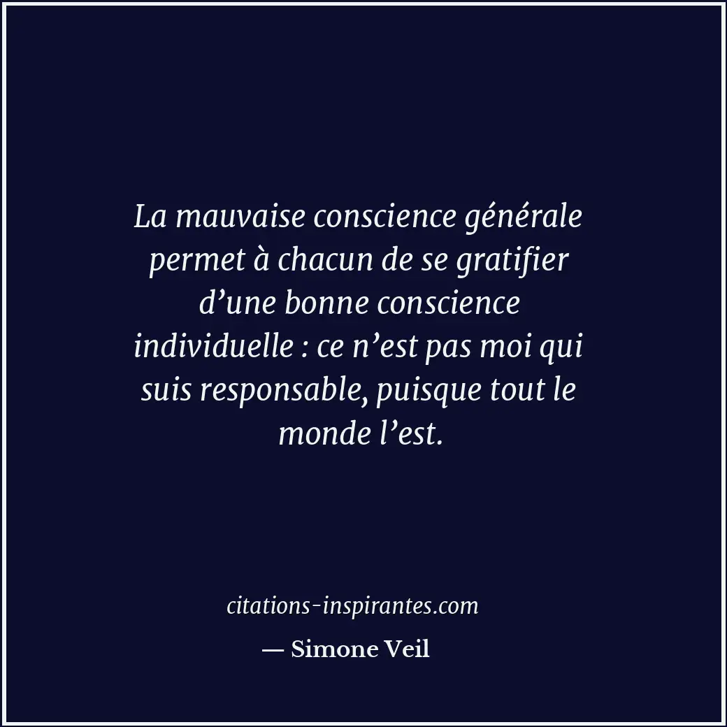Citation de Simone Veil