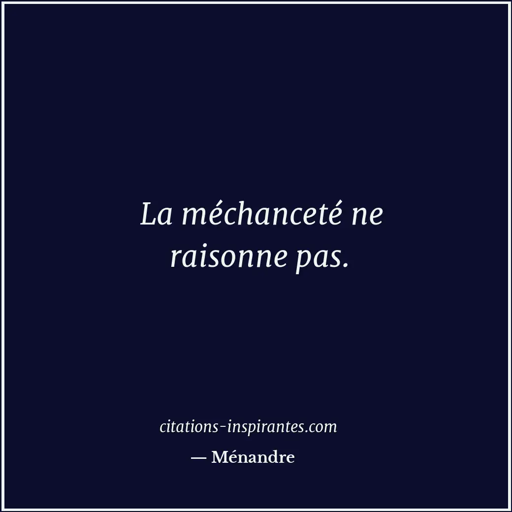 Citation de Ménandre