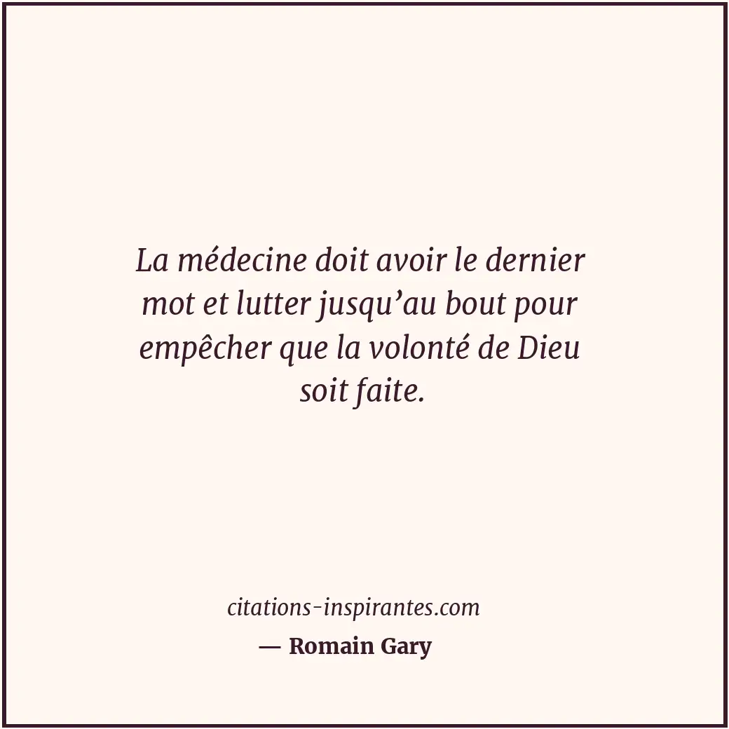 Citation de Romain Gary