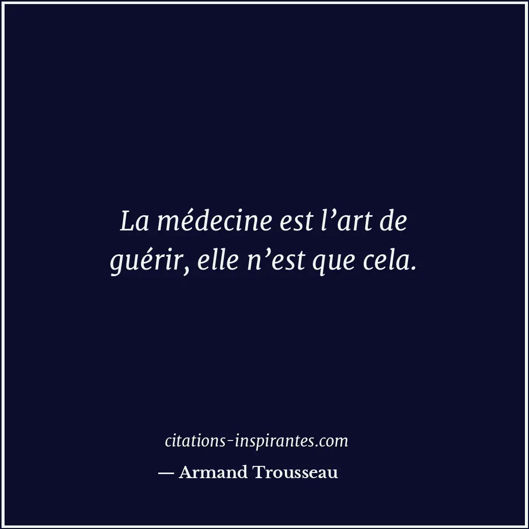 Citation de Armand Trousseau