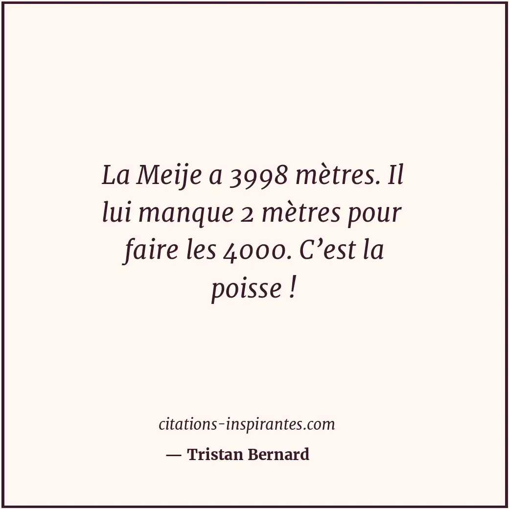 Citation de Tristan Bernard