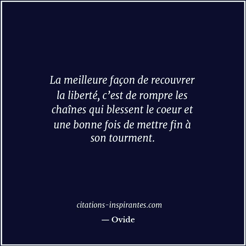Citation de Ovide