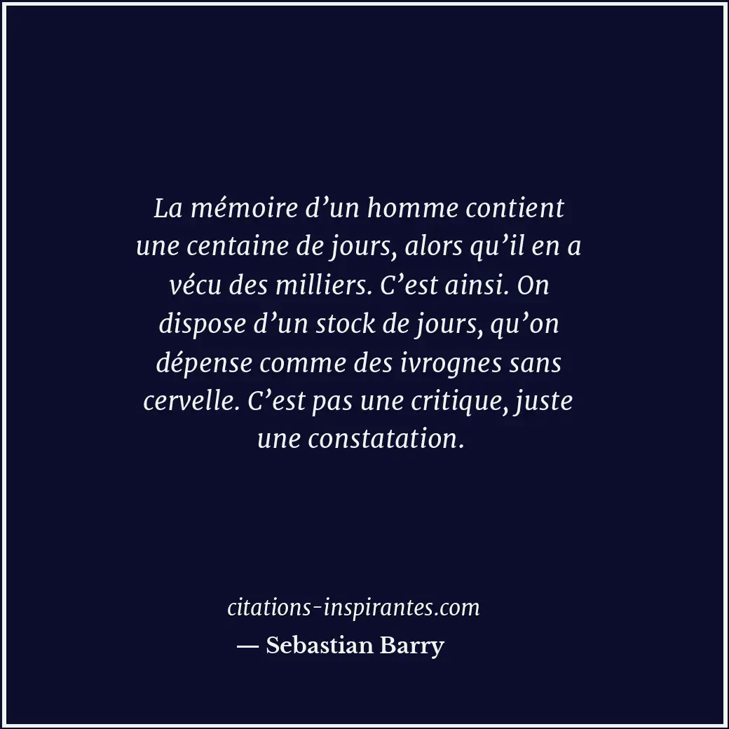 Citation de Sebastian Barry