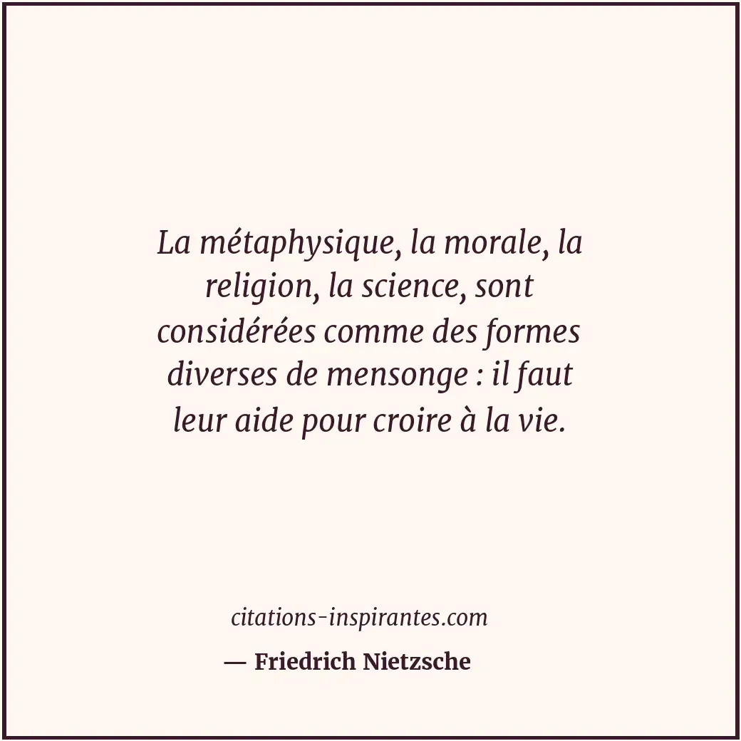 Citation de Friedrich Nietzsche