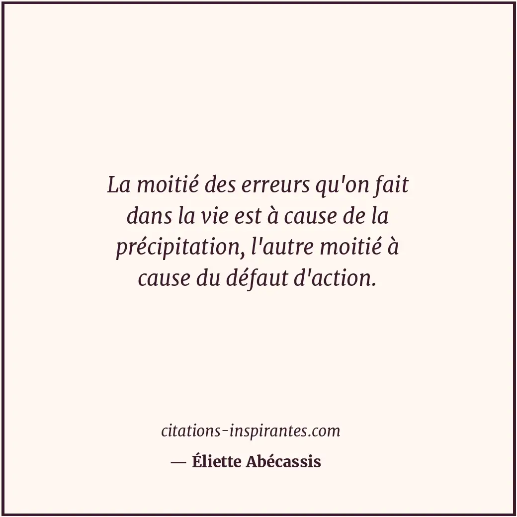 Citation de Éliette Abécassis