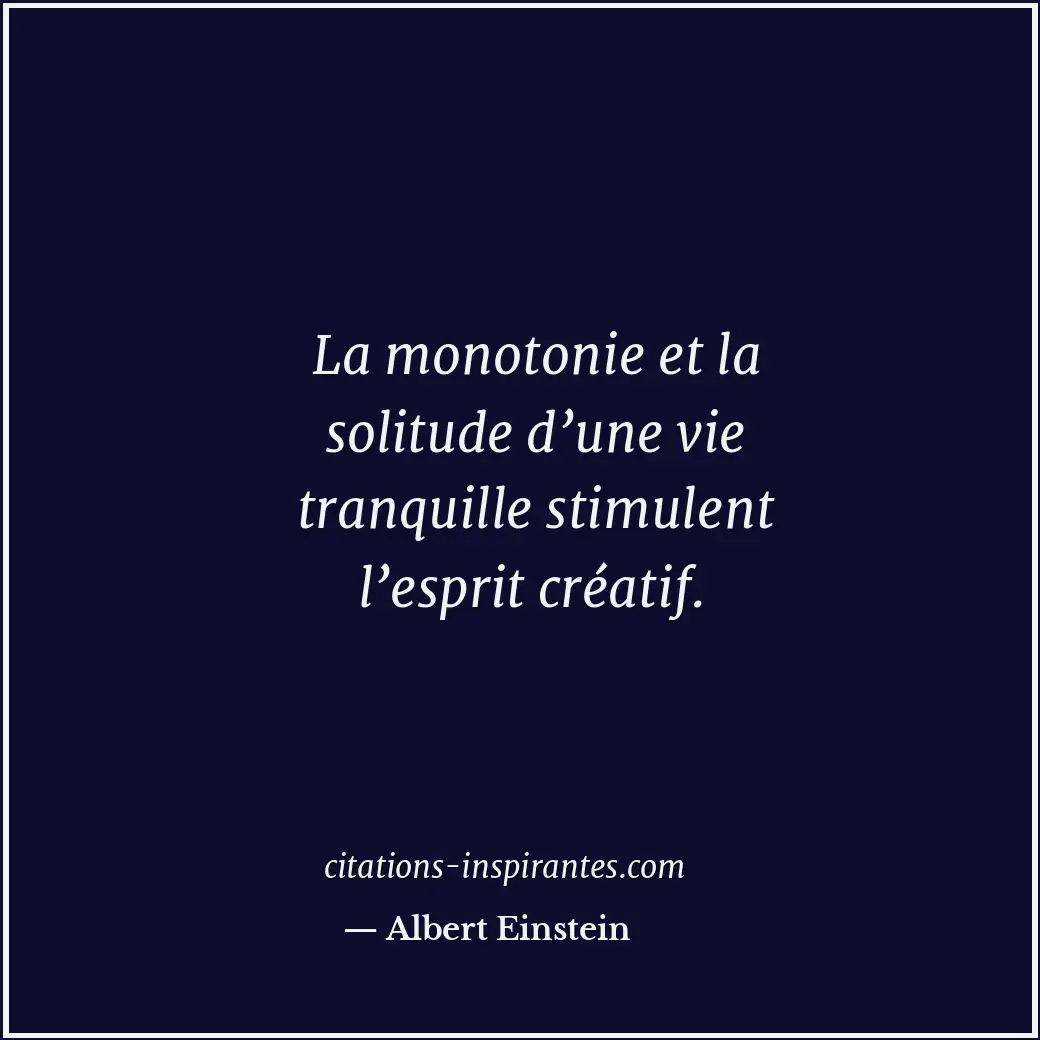Citation de Albert Einstein