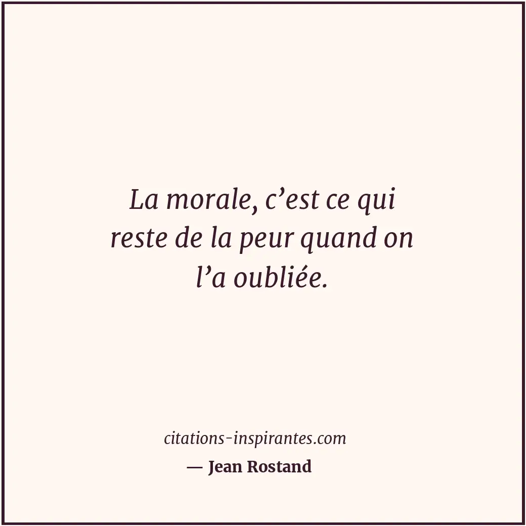 Citation de Jean Rostand