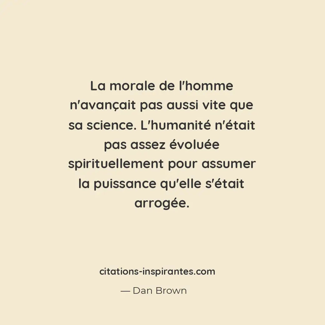 Citation de Dan Brown