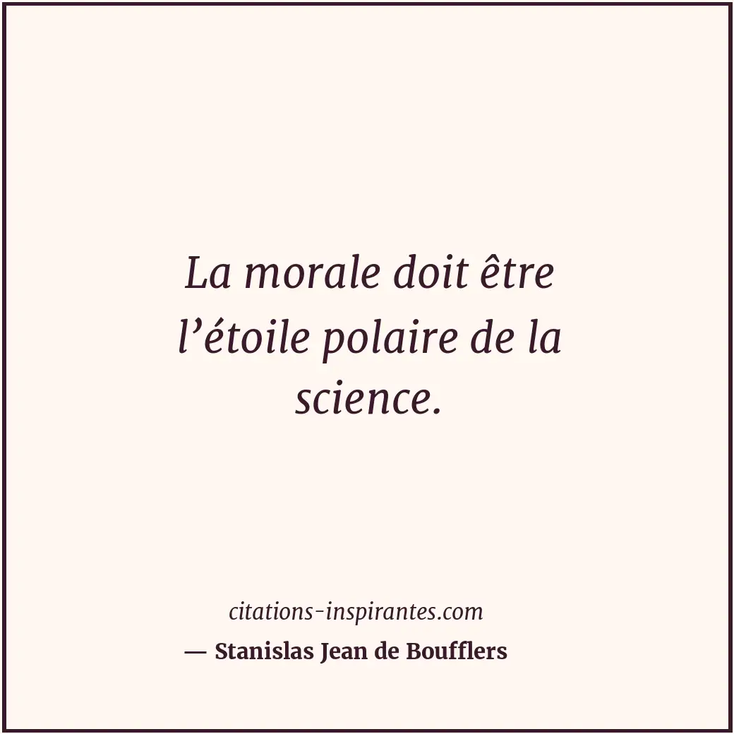 Citation de Stanislas Jean de Boufflers