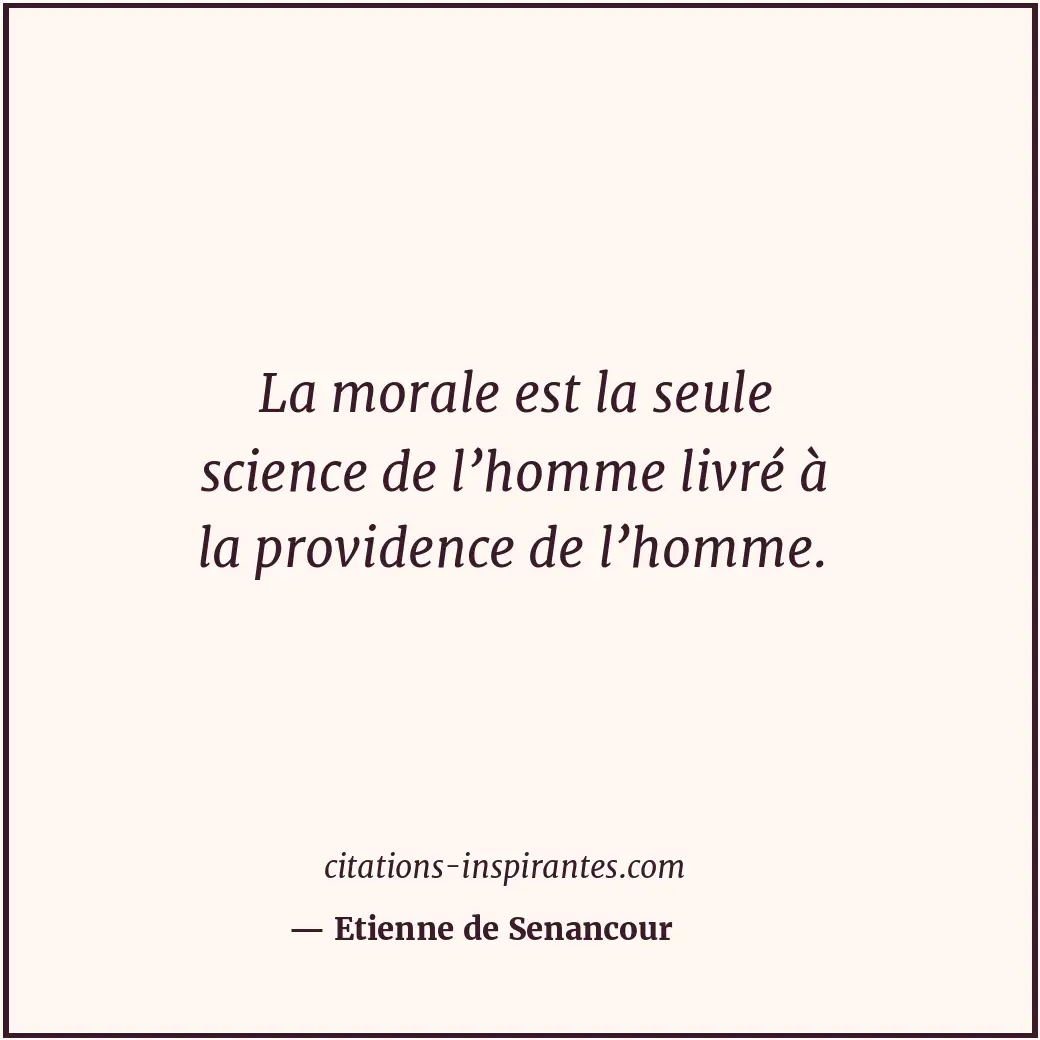 Citation de Etienne de Senancour