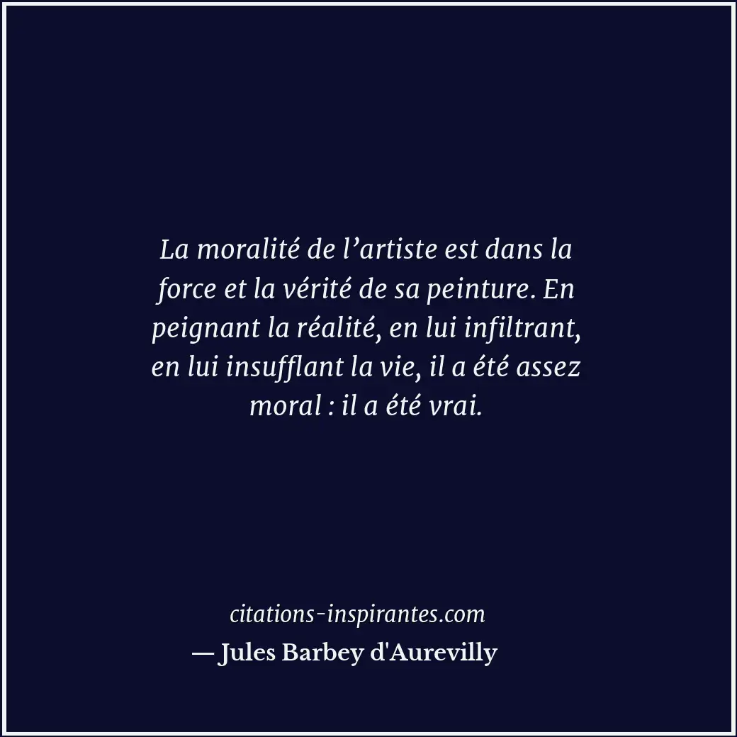 Citation de Jules Barbey d'Aurevilly
