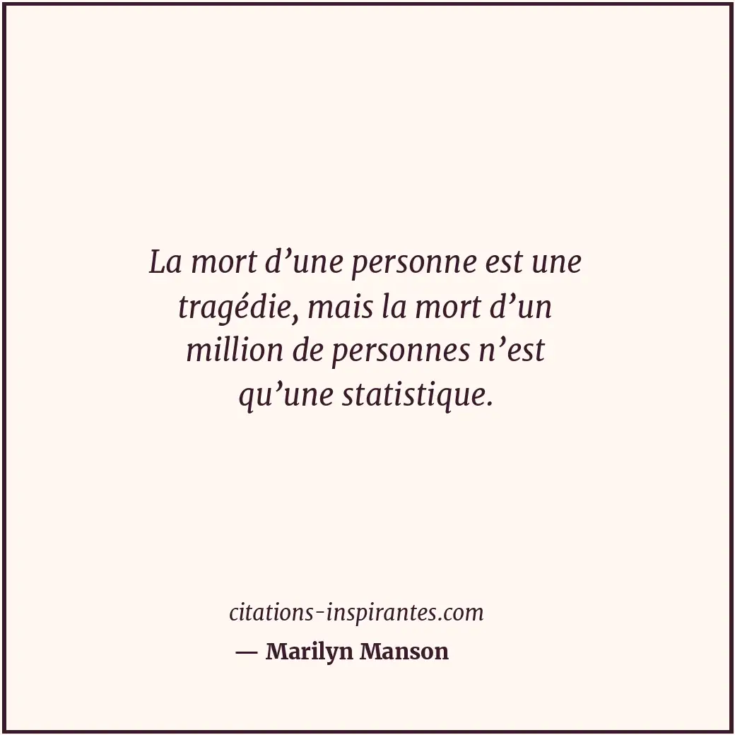 Citation de Marilyn Manson