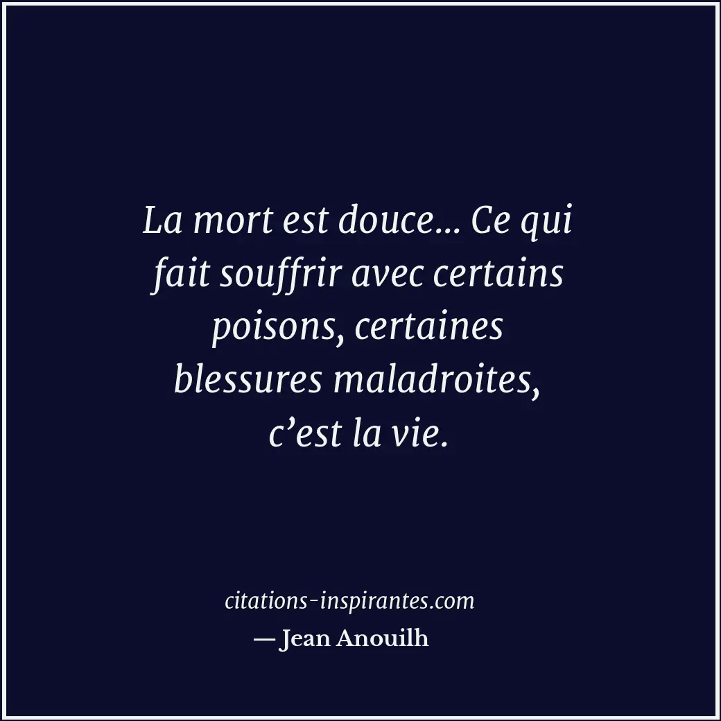 Citation de Jean Anouilh