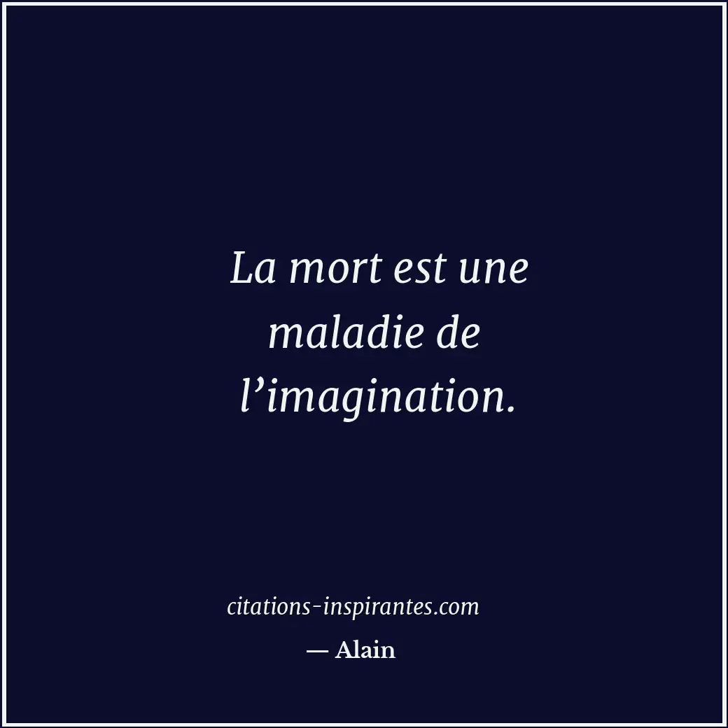 Citation de Alain