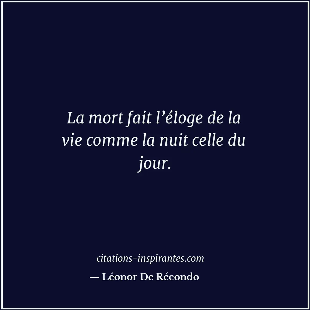 Citation de Léonor De Récondo