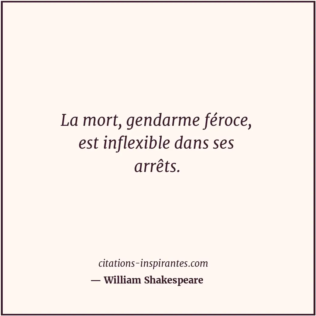 Citation de William Shakespeare