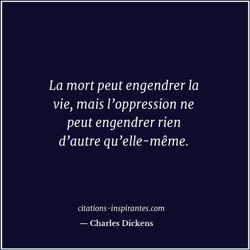 Citation de Charles Dickens