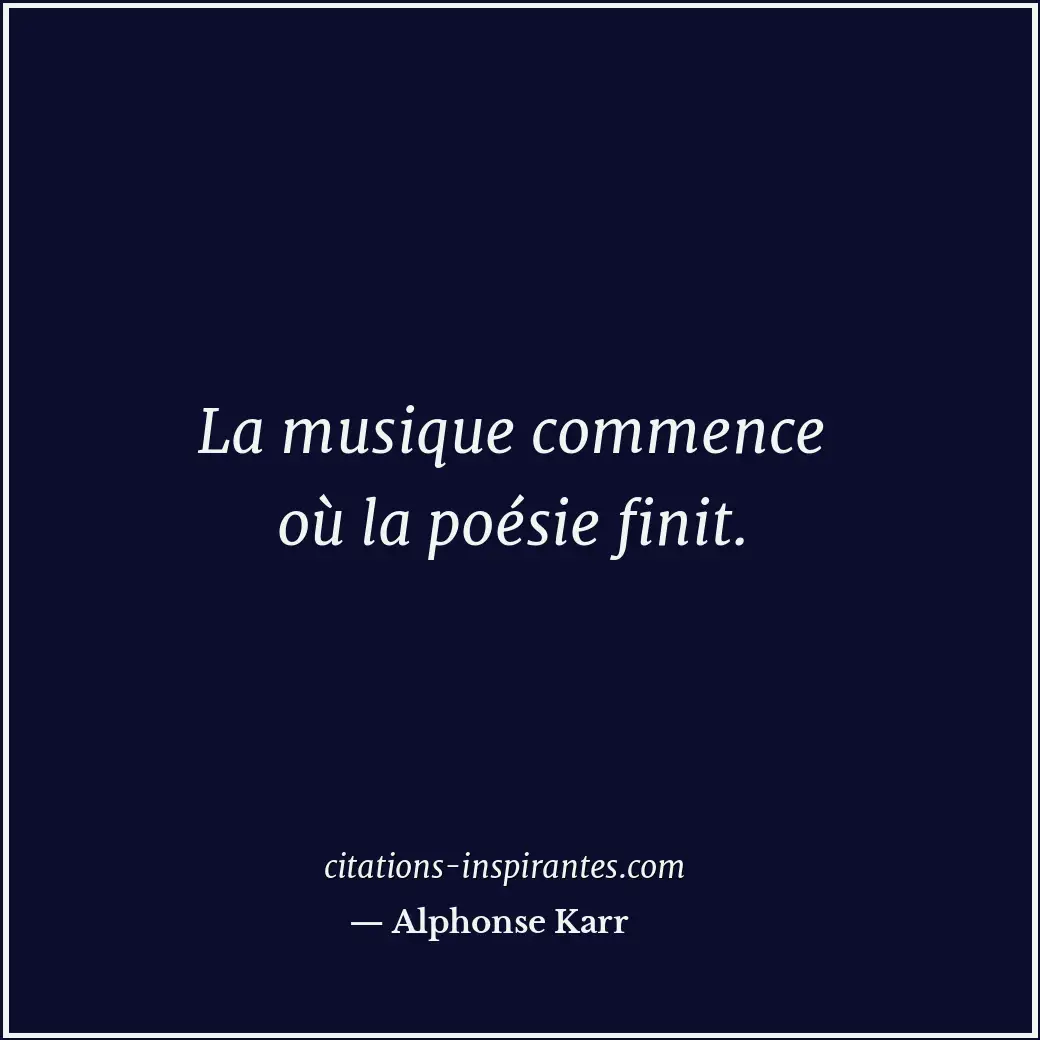 Citation de Alphonse Karr