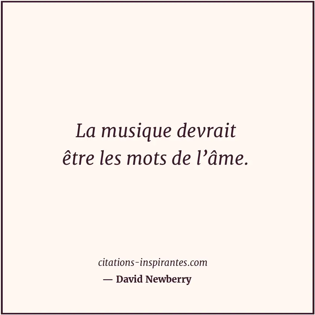 Citation de David Newberry