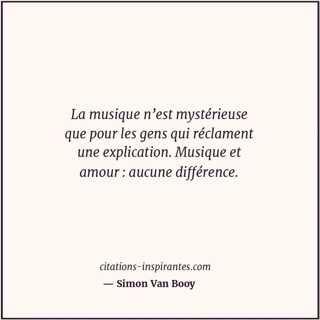 Citation de Simon Van Booy