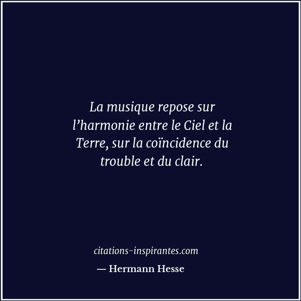 Citation de Hermann Hesse
