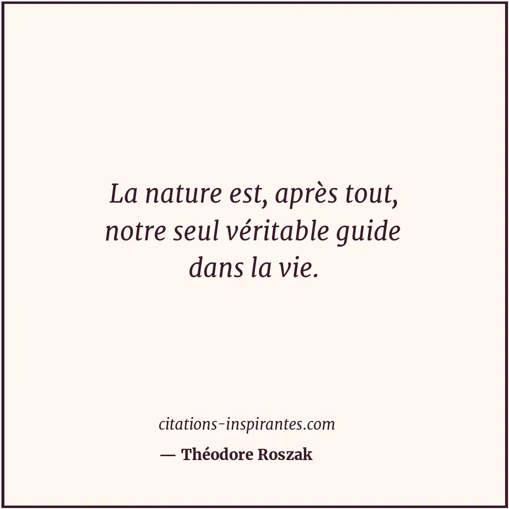 Citation de Théodore Roszak