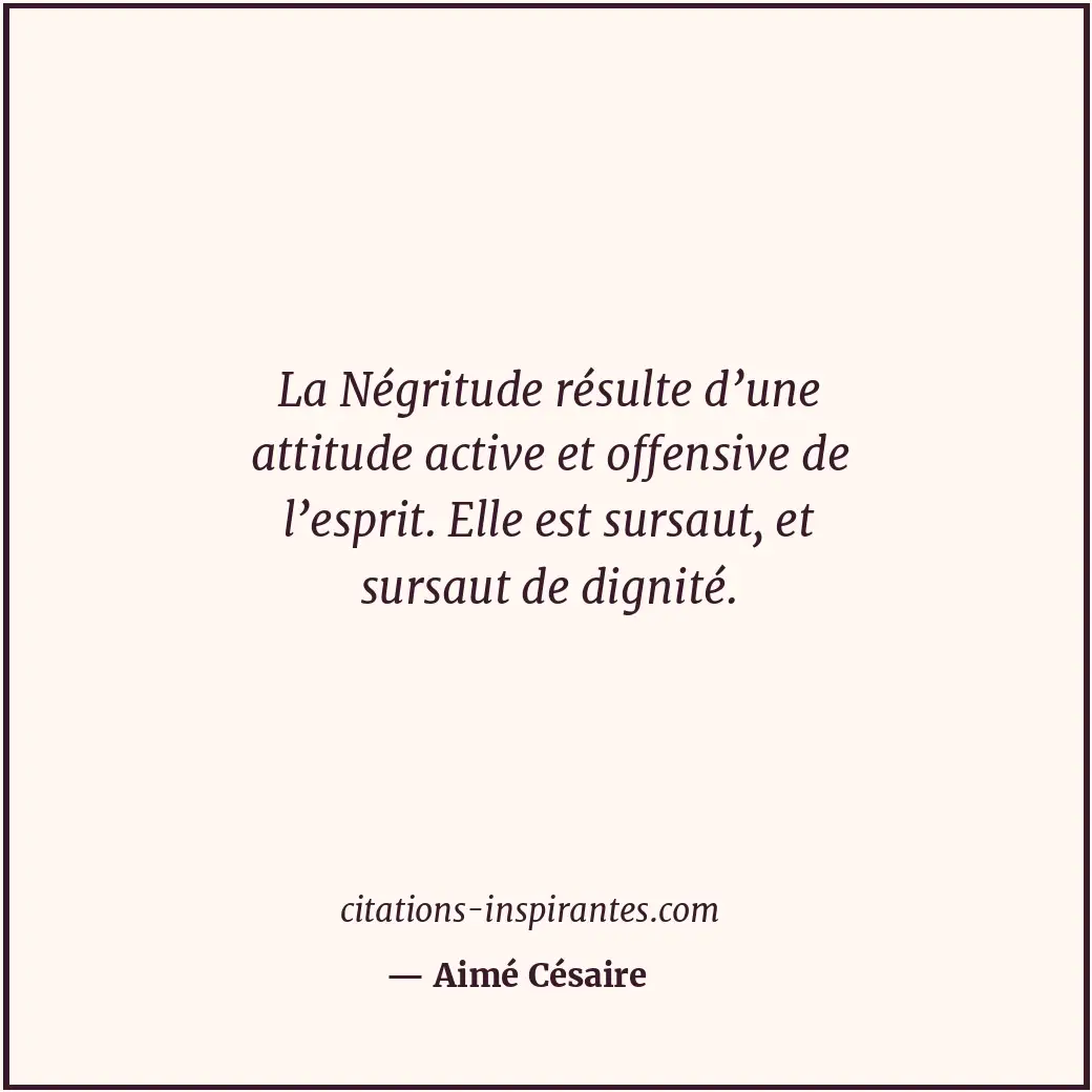 Citation de Aimé Césaire