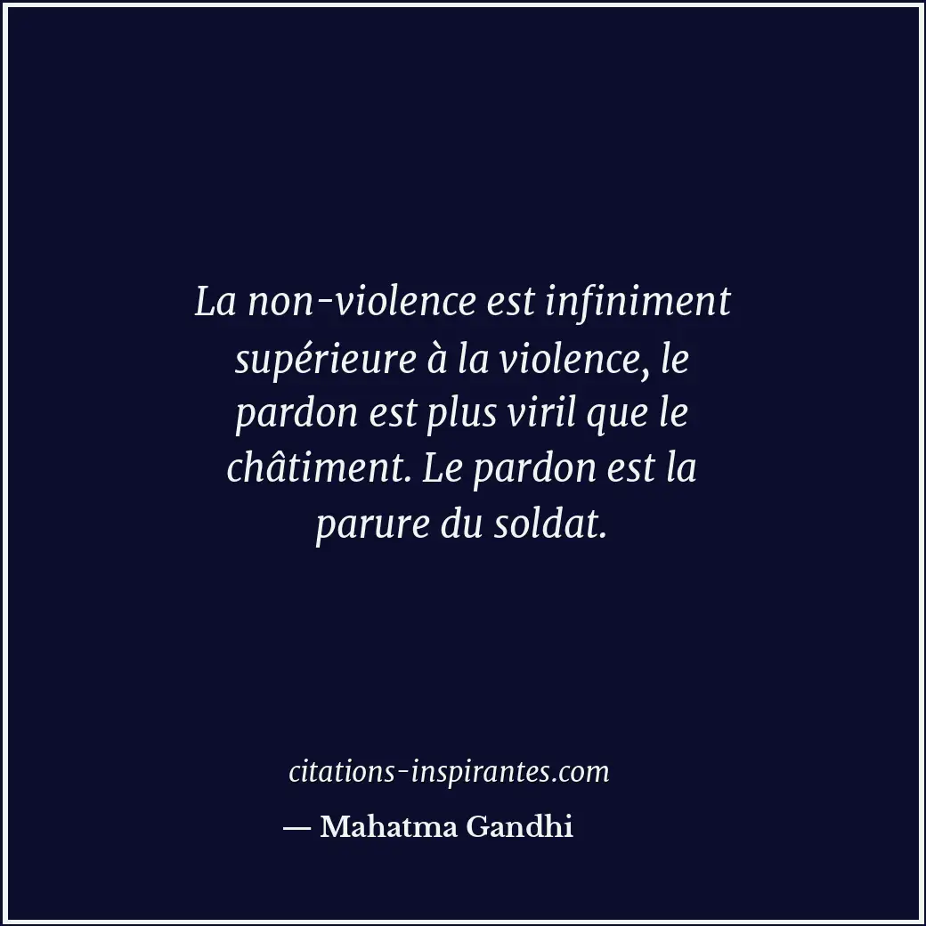 Citation de Mahatma Gandhi
